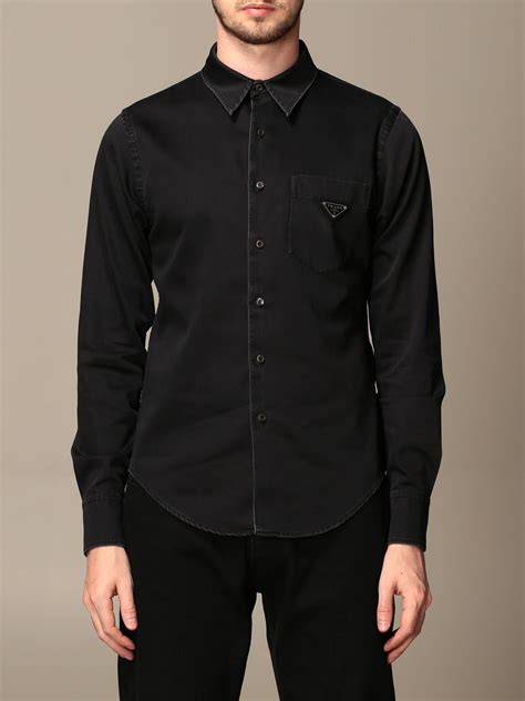 prada hemde|prada men's shirts.